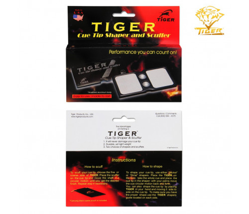 Инструмент для наклейки Tiger Le Manific Cue Tip Shaper & Scuffer