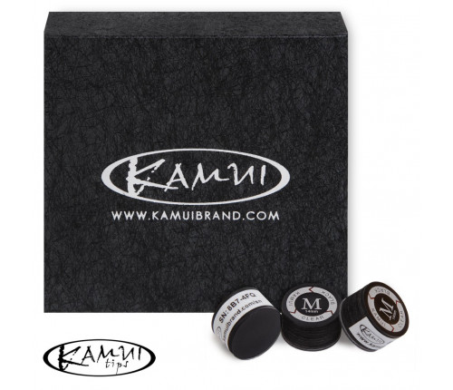 Наклейка для кия Kamui Clear Black ø14мм Medium 1шт.