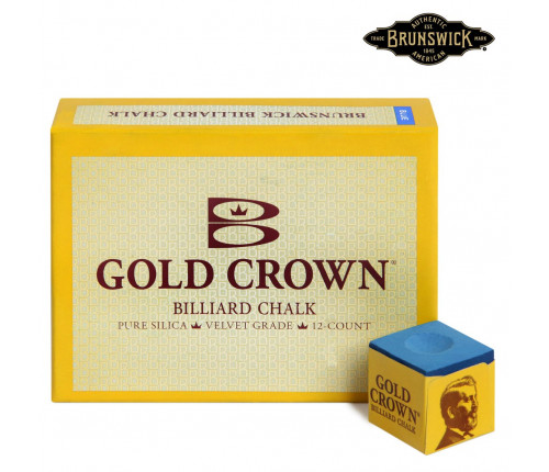 Мел Brunswick Gold Crown Blue 12шт.