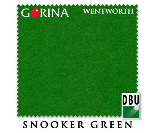 Сукно Gorina Wentworth Fast Snooker 193см Snooker Green