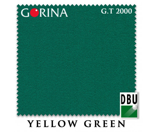 Сукно Gorina Granito Tournament 2000 197см Yellow Green