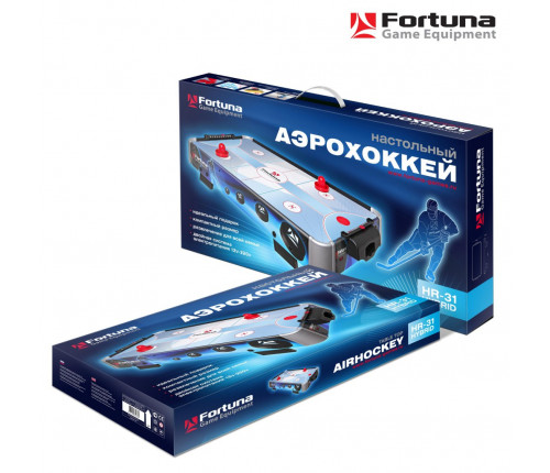 Аэрохоккей Fortuna HR-31 Blue Ice Hybrid настольный 86х43х15см