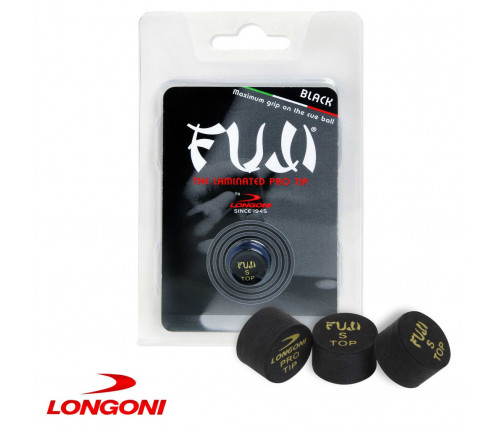 Наклейка для кия Longoni Fuji Black ø13мм Soft 1шт.