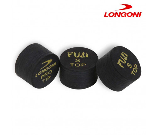 Наклейка для кия Longoni Fuji Black ø14мм Soft 1шт.