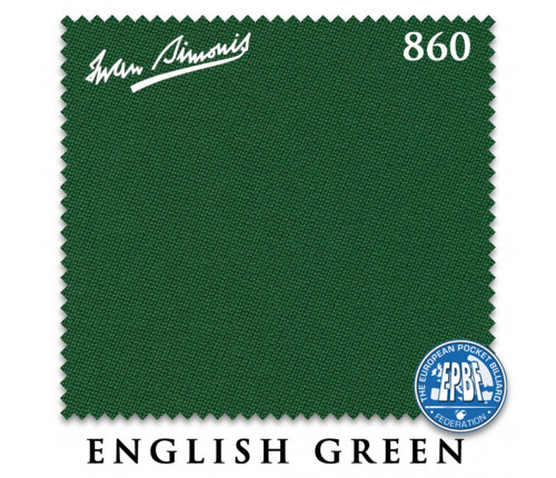 Сукно Iwan Simonis 860 198см English Green