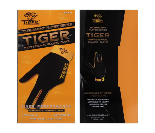 Перчатка Tiger Professional Billiard Glove S