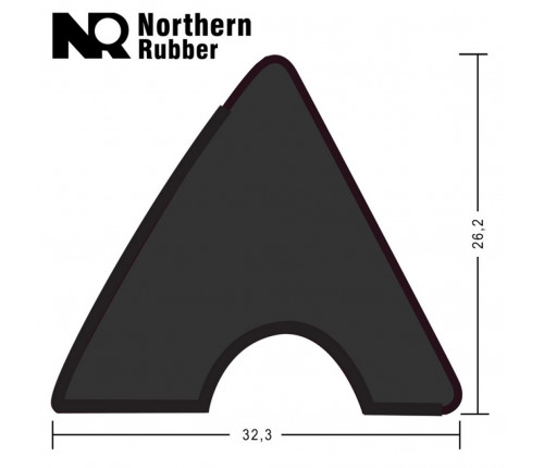 Резина для бортов Northern Rubber Pool K-55 121см 9фт 6шт.