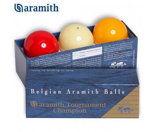 Шары Aramith Tournament Champion Snooker ø52,4мм 3шара