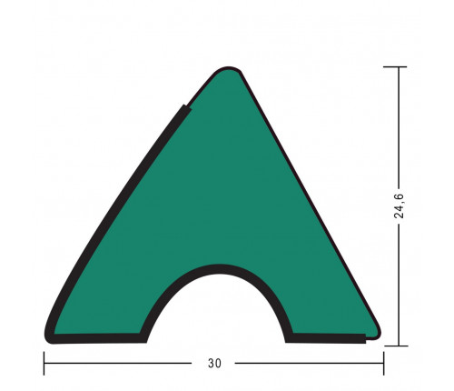 Резина для бортов Standard Pool K-66 122см 7-9фт 6шт.