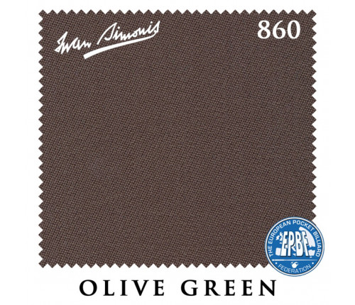 Сукно Iwan Simonis 860 198см Olive Green