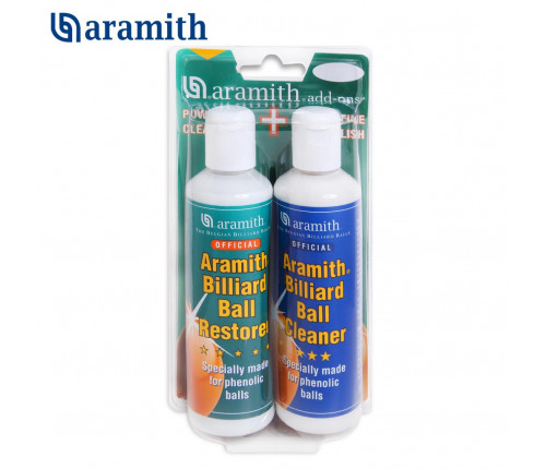 Набор для реставрации и чистки шаров Aramith Ball Restorer & Cleaner 2x250мл блистер