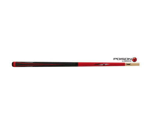 Кий Poison VX⁴ Jump Red and Black GTX™ Grip 3PC Пул 7,5oz