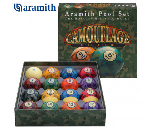 Шары Aramith Camouflage Pool ø57,2мм