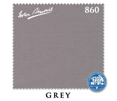 Сукно Iwan Simonis 860 198см Grey