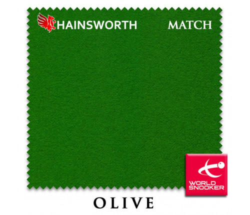 Сукно Hainsworth Match Snooker 195см Olive