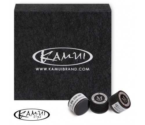 Наклейка для кия Kamui Clear Black ø13мм Medium 1шт.