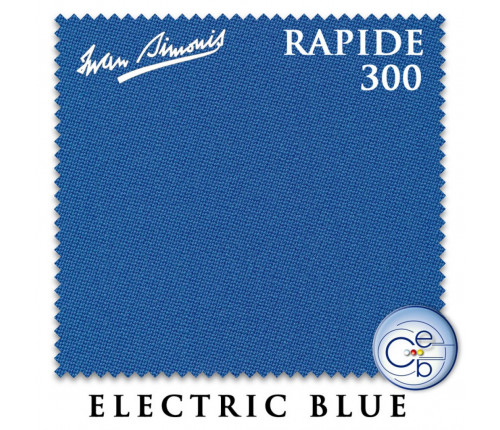 Сукно Iwan Simonis 300 Rapide Carom 195см Electric Blue