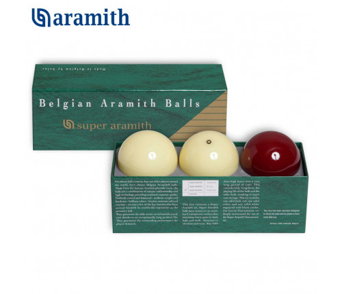 Шары Super Aramith Traditionnel Carom ø61,5мм 3шара