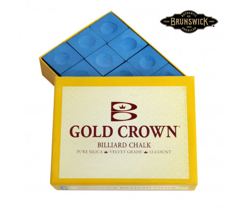 Мел Brunswick Gold Crown Blue 12шт.