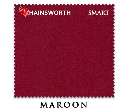 Сукно Hainsworth Smart Snooker 195см Maroon