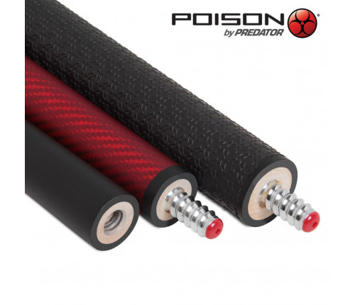 Кий Poison VX⁵ Jump-Break Red GTX™ Grip 3PC Пул 19oz