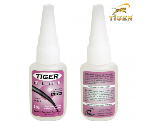 Клей для наклеек Tiger Insta-Cure+Tip Glue 30мл