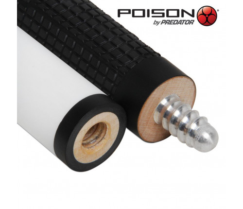 Кий Poison VX⁴ Jump White and Black GTX™ Grip 3PC Пул 7,5oz