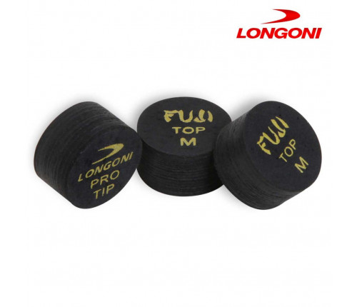 Наклейка для кия Longoni Fuji Black ø14мм Medium 1шт.