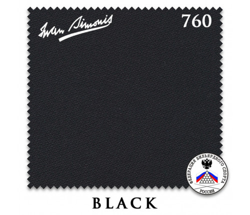 Сукно Iwan Simonis 760 195см Black