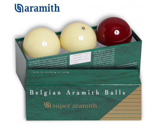 Шары Super Aramith Traditionnel Carom ø61,5мм 3шара