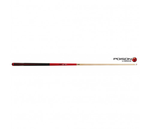 Кий Poison VX⁴ Jump Red and Black GTX™ Grip 3PC Пул 7,5oz