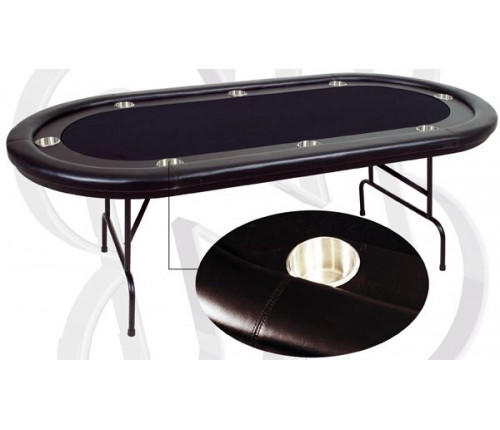 Стол для покера «MARTINIQUE» (черный)